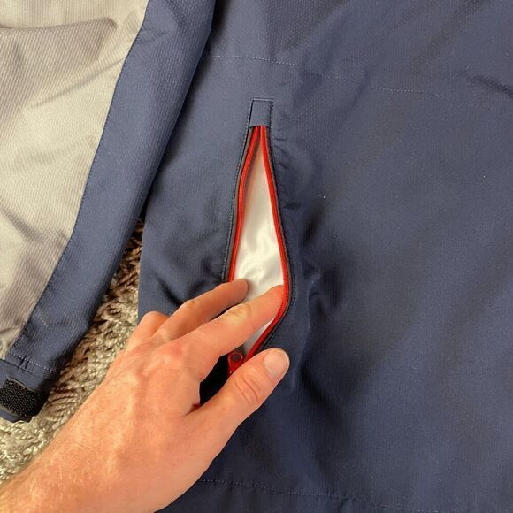 Footjoy Quarter Zip Sweater Mens Extra Large XL Blue Golf Stretch Pullover Logo - Picture 10 of 16